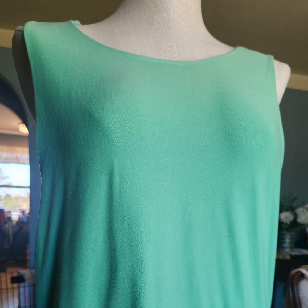 Mint Green Sleeveless Tank Top NWT  2X